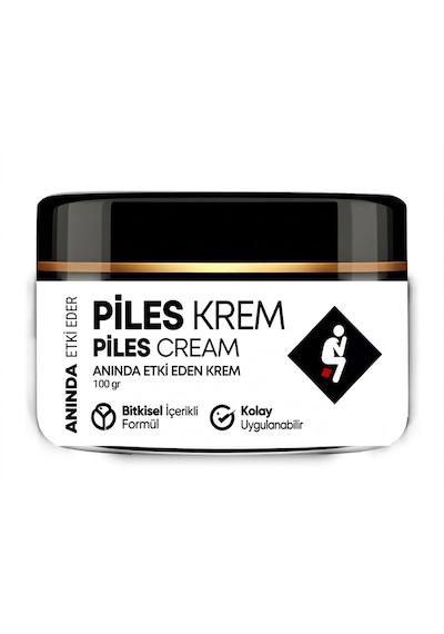 Piles Krem Bitkisel Bakım Kremi 100 Gr - Rahatlatıcı & Ferahlatıcı