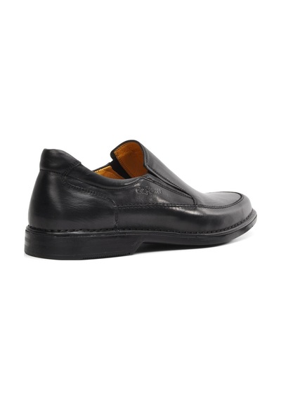Dr. Flexer 061603 Siyah Hakiki Deri Erkek Slip On Ayakkabı 001