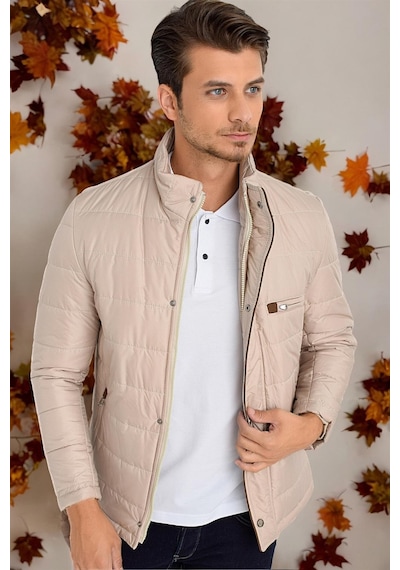 M8625 Dewberry Erkek Mont-düz Bej Düz Bej