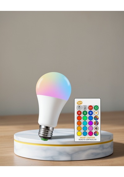 Akıllı Led Ampul, 9 Watt, Beyaz Işık, Renk Ayarlı Diğer
