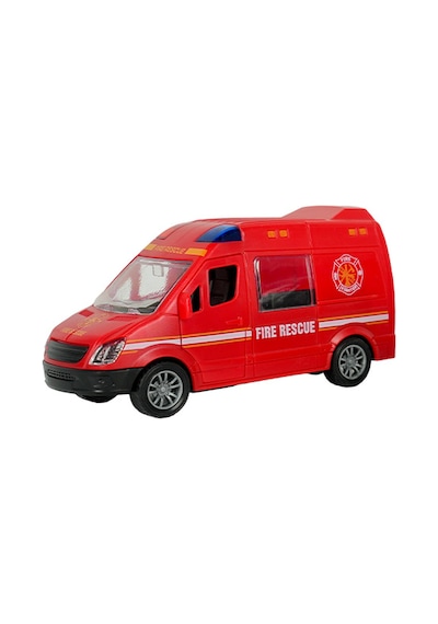 1:32 Rescue Team Sürtmeli Acil Durum Araçları Kırmızı