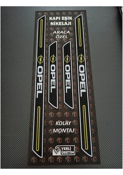 Opel Astra J Hb Kapı Eşiği + Logolu Çamurluk Venti Set N11.4403