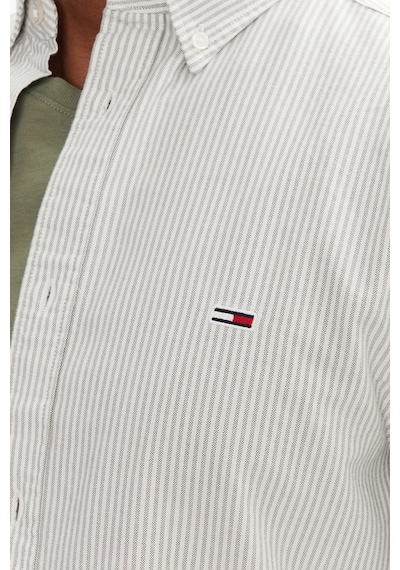 Tommy Hilfiger Çizgili % 100 Pamuk Slim Fit Uzun Kollu Gömlek Erkek Gömlek Dm0dm20668 Gy1 Koyu Yeşil Tommy Hilfiger Çizgili % 100 Pamuk Slim Fit Uzun Kollu Gömlek Erkek Gömlek Dm0dm20668 Gy1 Koyu Yeşil