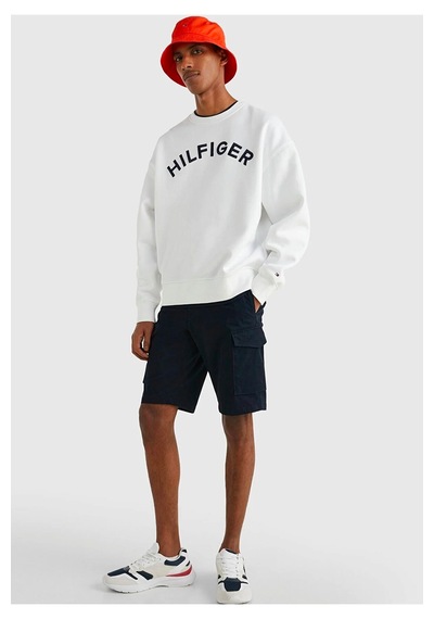 Tommy Hilfiger .erkek .sweatshirt Beyaz