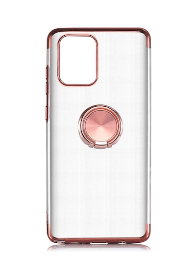 Galaxy A91 (S10 Lite) Kilif Gess Kenarlari Renkli Yüzük Aparatli 492708478