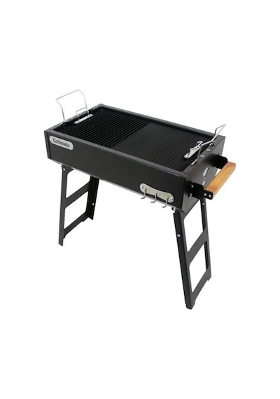 Grillmate Gm60ka Asansörlü Döküm Izgaralı Katlanır Barbekü Mangal