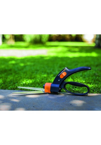 Çim Kenarı Makası, Servo Sistemli, Kullanışlı, Uzunluk: 32 Cm, Çelik Bıçaklar/plastik Sap, Siyah/turuncu/gri, G