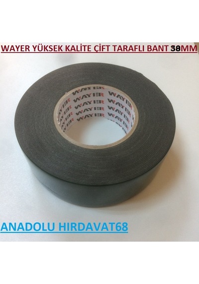 Wayer Çift Taraflı Köpük Bant 38 MM 10 Mt Yeşil Band