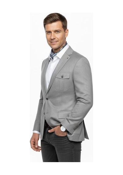 Plus Scorpion Erkek Slim Fit Gri Blazer Ceket Tek Düğmeli Kapaklı Cepli Şık Kumaş Dokulu Günlük & Ofis Kombinleri İçin Gri Plus Scorpion Erkek Slim Fit Gri Blazer Ceket Tek Düğmeli Kapaklı Cepli Şık Kumaş Dokulu Günlük & Ofis Kombinleri İçin Gri