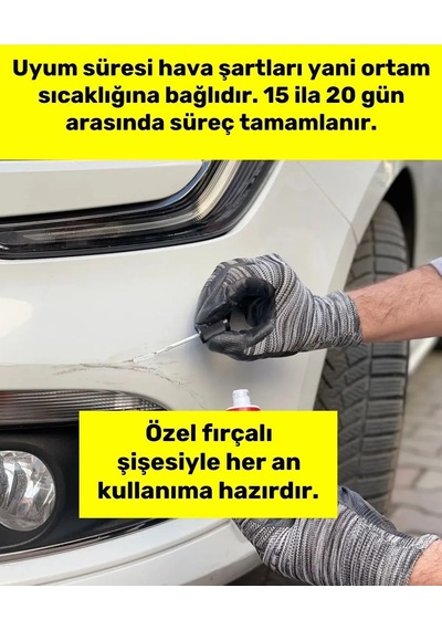 Piano Black Parlak Siyah - Fırçalı Kutuda Rötuş Boyası 30ml.