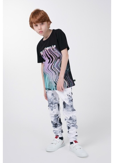 Brz Kids Baskılı Erkek Çocuk T-Shirt Çok Renkli (537316601) Çok Renkli