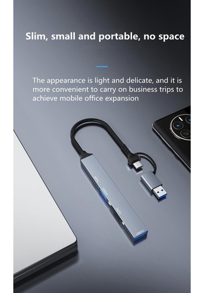 Apera NR22 5 in1 Type-c - Usb Multi Girişli Hub Dock İstasyonu