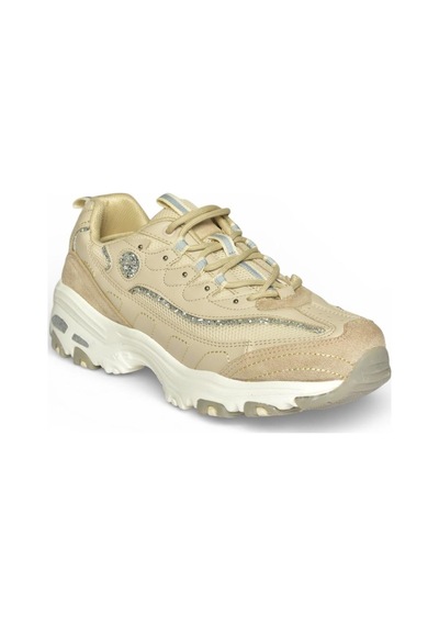 Fox Shoes Y702038709 Bej Kalın Tabanlı Spor Ayakkabı Sneakers Bej