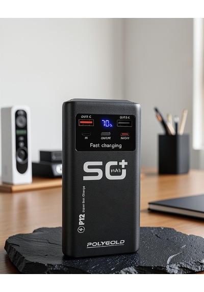 50.000 Mah Yüksek Kapasite 22,5 W Hızlı Şarjlı Powerbank Uczzpw450powerbank-2 Çok Renkli