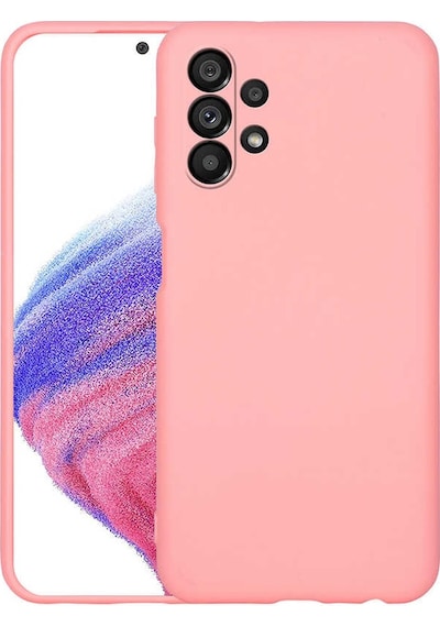 Noktaks - Galaxy Uyumlu A13 4g Uyumlu - Kılıf İçi Kadife Koruyucu Mara Lansman Kapak - Pembe Açık - T22401 Pembe Açık