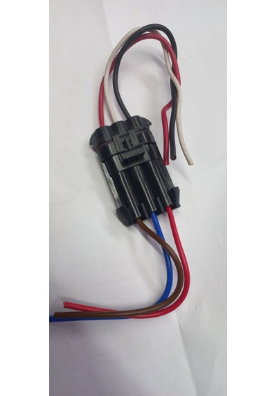 3'lü Kalın Kablolu 2,4mm Soket Takımı Dişi / Erkek 2 Adet