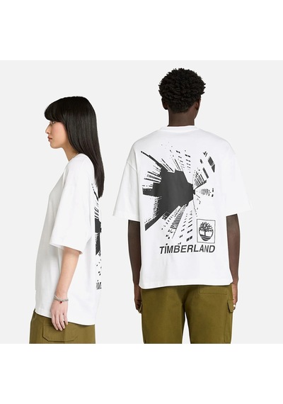 Timberland Building Blocks Erkek Beyaz T-shirt Tb0a5nb21001 Beyaz