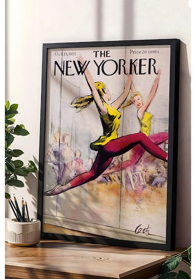 The New Yorker Çerçeveli Tablo October 15 1955