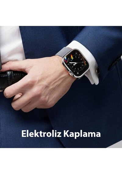 Dux Ducis Hamo Series Apple Watch Uyumlu Ultra 49mm İçin Hard Pc Full Koruma Sert Armor Zırh Kılıf- 5775