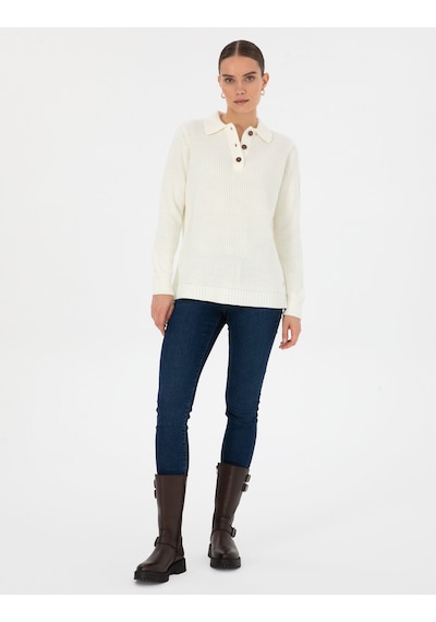 Pierre Cardin Kadın Bej Kazak /triko 50316328-vr011 Bej