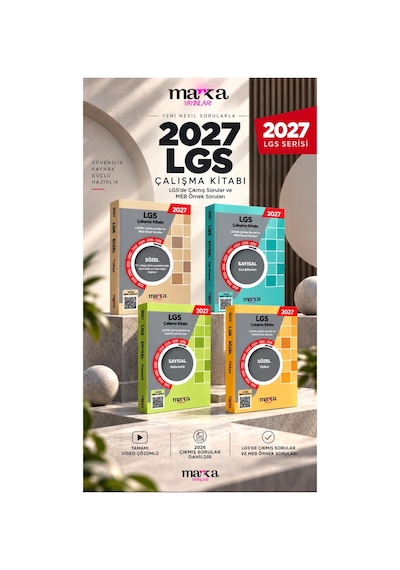 2027 Güncel 8. Sınıf Lgs Çıkmış Sorular Ve Meb Örnek Soruları Çalışma Kitabı Seti
