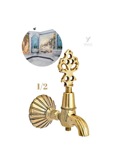 Yayke Nostalji Osmanlı Musluğu Rekorsuz Hamam Kurna Sauna