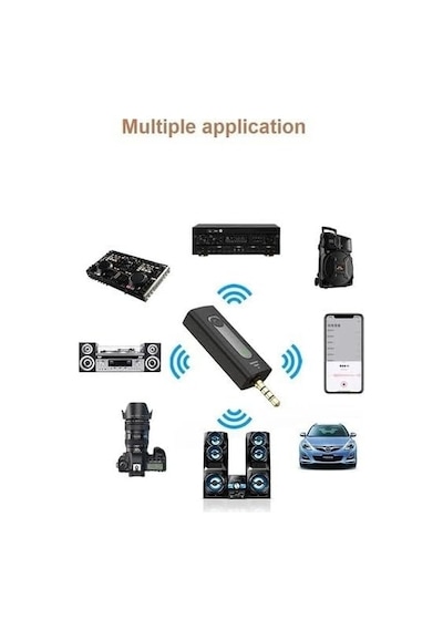 K35-1 Wireless Ergonomik Tak Çalıştır Jak Audio Android Telefon Araç Uyumlu Mikrofon
