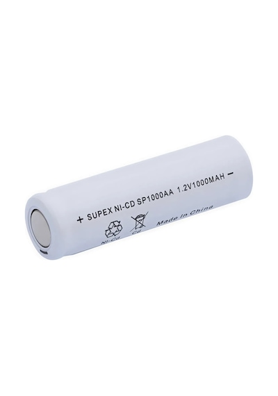 Supex Sp1000aa 1.2v 1000mah Ni-cd Düz Kafa Şarjlı Pil