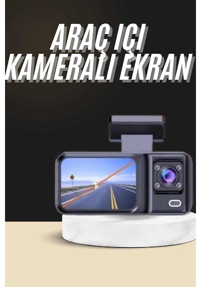 1080p Sürüş Kaydedici 2 İnç Araç Araba Ön İç Arka Dvr Ips Ekran 47421410
