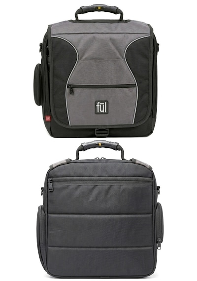 Ful - Parkway 2 - Pro Siyah/gri Gündelik Laptop Messenger Postacı Omuz Çantası Siyah - Gri