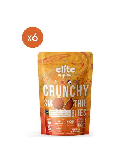 6'lı Smoothie Bites Tropikal Meyve Karışımı 13.6g