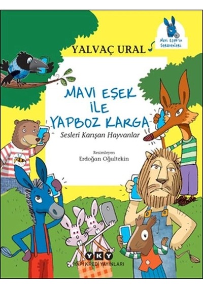 Mavi Eşek İle Yapboz Karga Sesleri Karışan Hayvanlar