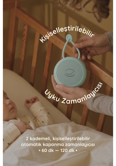 Beyaz Gürültü Cihazı | 33 Sesli, Pışpışlı ve Ninnili | Radyasyon İçermeyen Bebek Uyku Arkadaşı