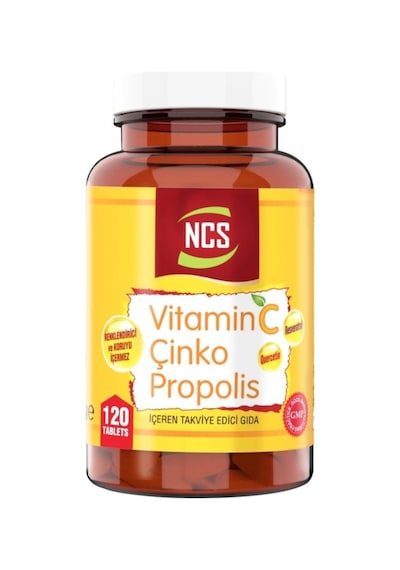 Vitamin C Çinko Propolis 120 Tablet Kalsiyum 120 Tablet Çinko