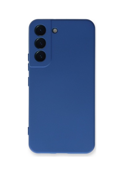 Samsung Galaxy Uyumlu - S23 Kılıf Nano İçi Kadife Silikon - Mavi
