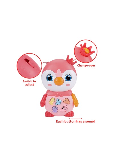 Yuncak Işıklı Ve Müzikli Sevimli Penguen Bebek Piyanosu