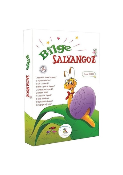 Bilge Salyangoz Serisi Seti-10 Kitap Takım - Ercan Dinçer - 5 Renk Yayınları