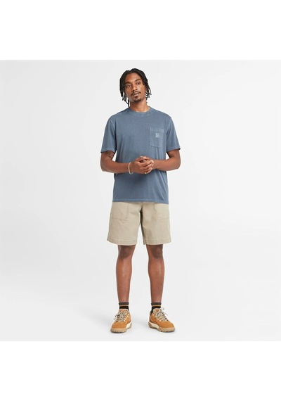 Timberland Merrymack Rıver Garment Dye Chest Pocket Erkek Tişört Tb0a5vdh4331 Safir
