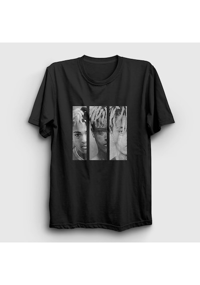 Presmono Unisex Three Xxxtentacion T-shirt Siyah