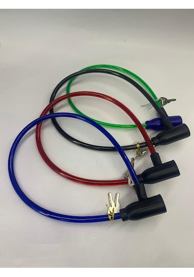 Knt Anahtarlı Bisiklet Kilidi 8 Mm 65 Cm Taşıma 4 Farklı Renk 001
