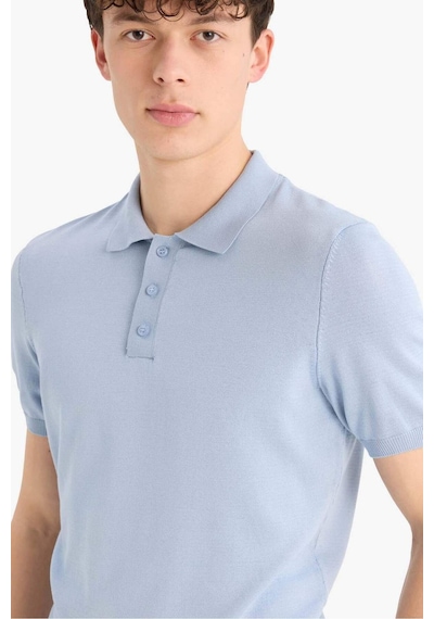 DeFacto Standart Fit Polo Yaka Kısa Kollu Triko Tişört E3241AX25SPBE571 DeFacto Standart Fit Polo Yaka Kısa Kollu Triko Tişört E3241AX25SPBE571