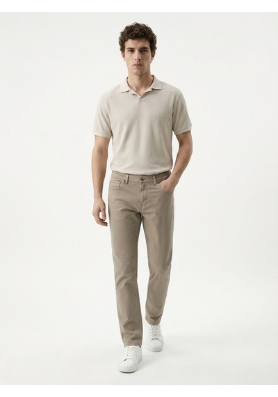 Regular Fit Erkek Pantolon Taş