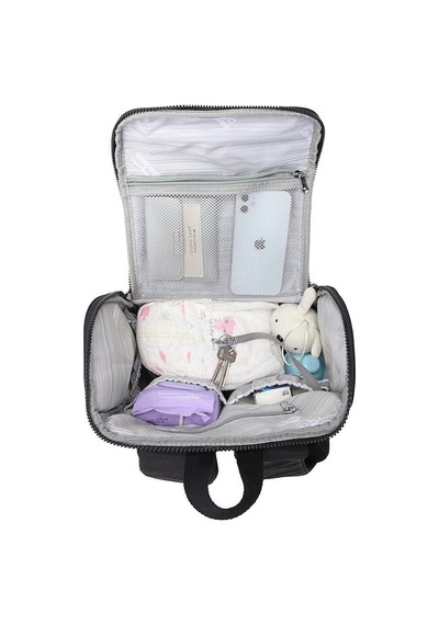 Smart Bags 3000 Krınkle Kumaş Anne Ve Bebek Bakım Çantası (Siyah)-Siyah
