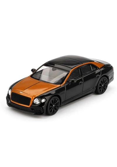 Mini Gt Bentley Flying Spur Orange Flame Onyx - Blister Paket No:991 Kahverengi