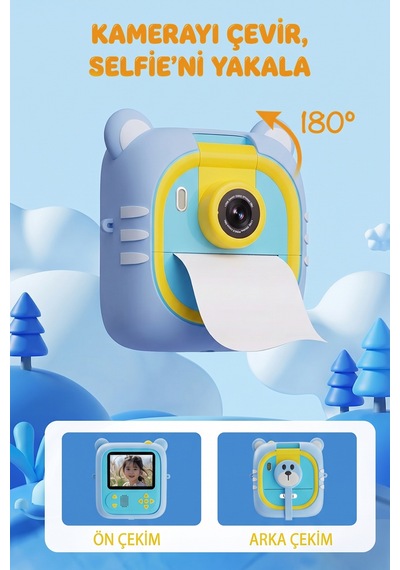 Liçi LC-P02 Çocuk Fotoğraf Makinesi