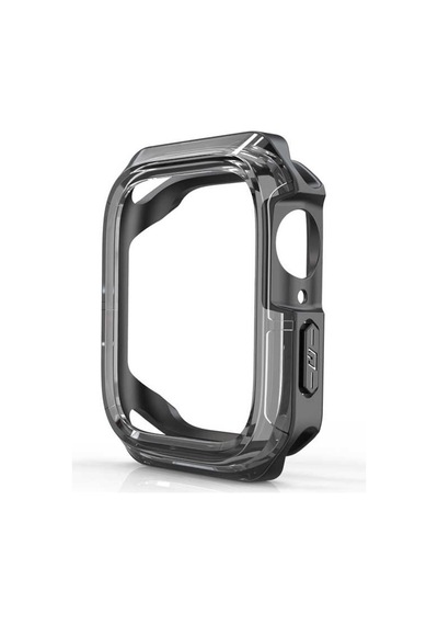 Apple Uyumlu  Watch 7 45 Mm Zoreapple Gard 08 Sert Pc + Silikon Koruyucu 543124736 Füme