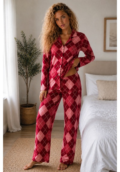 Norcia Sports Kadın Örme Gömlek Yaka Kırmızı Pijama Takımı Çok Renkli - 929323073 Çok Renkli - 929323073 Çok Renkli Norcia Sports Kadın Örme Gömlek Yaka Kırmızı Pijama Takımı Çok Renkli - 929323073 Çok Renkli - 929323073 Çok Renkli
