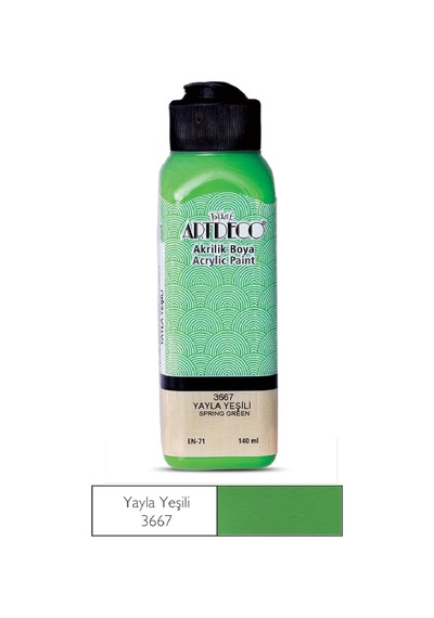 Artdeco Yayla Yeşili 140Ml Akrilik Boya 3667