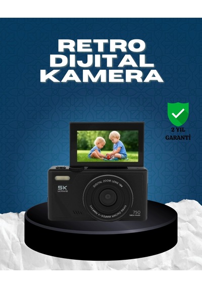 Diğer 5k Uhd Dijital Kamera 75mp Sensör 18x Zoom Stabilizasyonlu