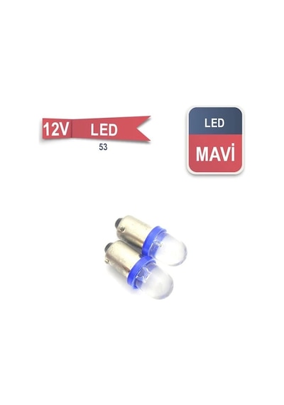 Ampul 12v Led 53 Park Mavi